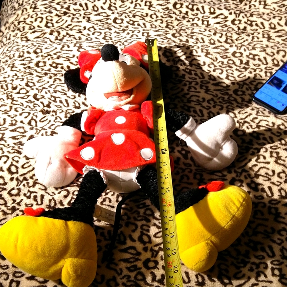 Minnie mouse plush stuffed Walt Disney bear - Picture 14 of 17